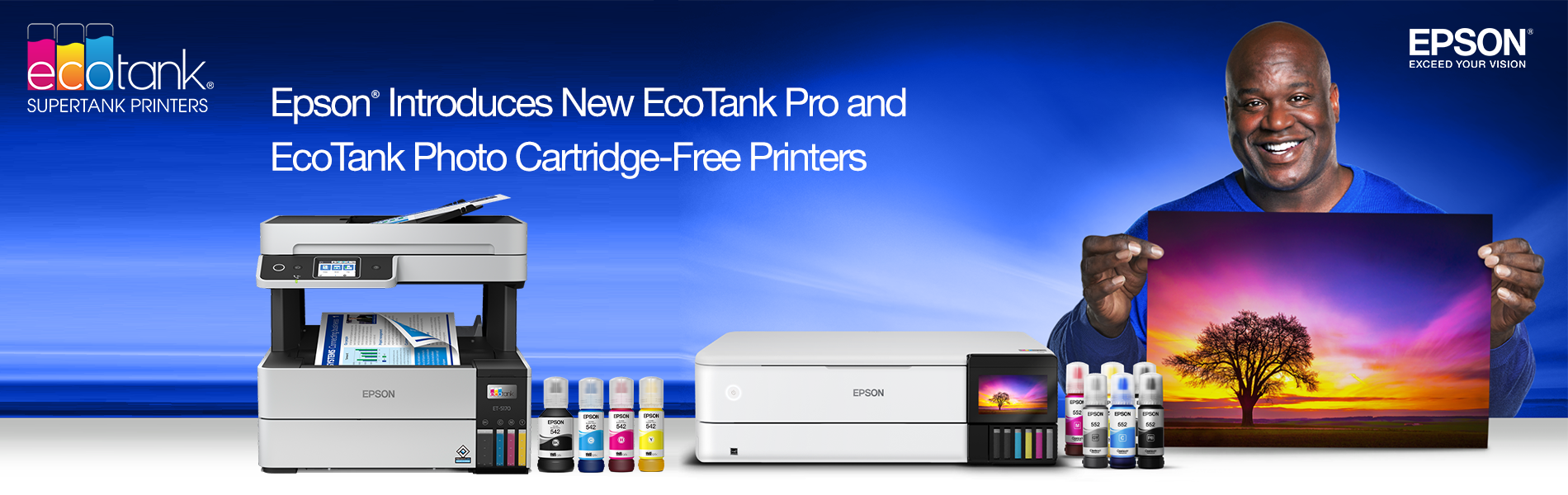 Epson Expands EcoTank Cartridge-Free Supertank Portfolio with New Six-Color  Photo Printer Series and Expansion of Pro Printers for SMBs | Epson US