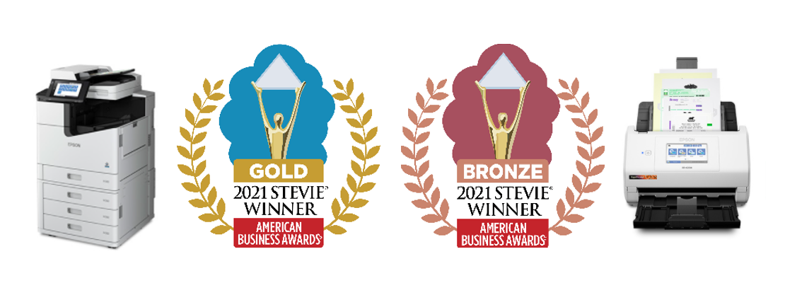 Epson WorkForce Enterprise WF-C21000 and RapidReceipt RR-600W Earn Stevie Awards in 2021 American Business Awards