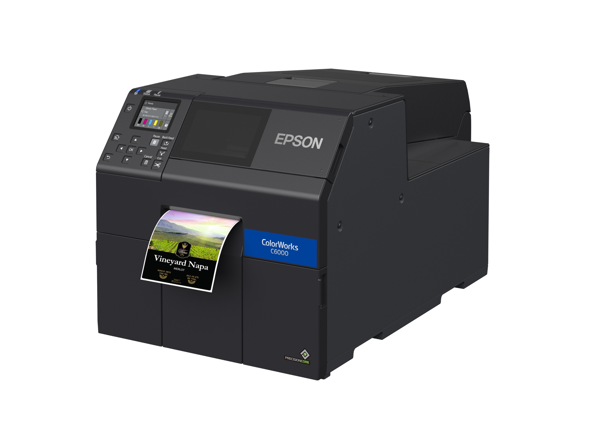Epson ColorWorks C6000A 4-Inch Color Inkjet Label Printer with Auto Cutter