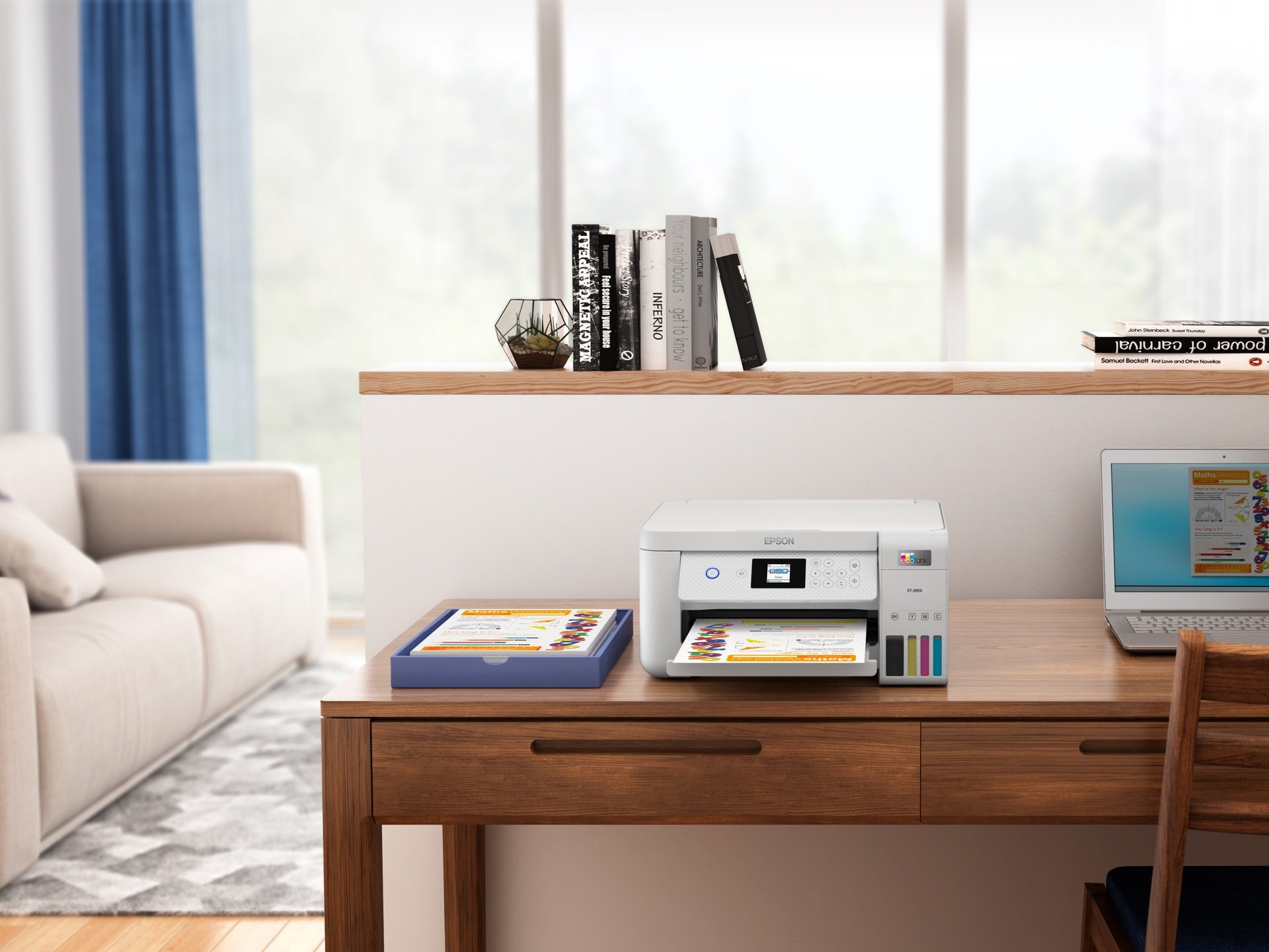 EcoTank ET-2850 White Lifestyle 01