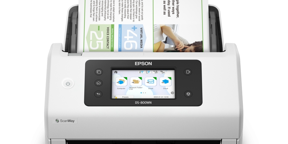Epson Unveils EdgeLink Wireless Network Document Scanners