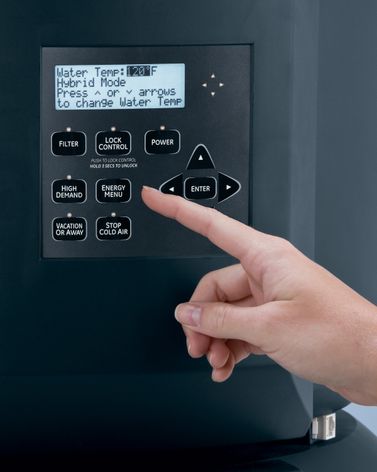 GE GeoSpring Hybrid Water Heater Panel