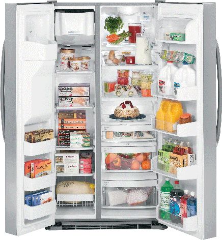 GE® 29.1 cf. SxS Refrigerator