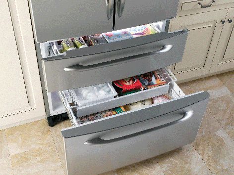 GE Profile™ refrigerator with armoire styling