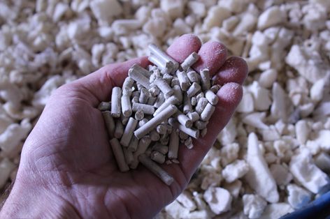 URT System: Foam pellets