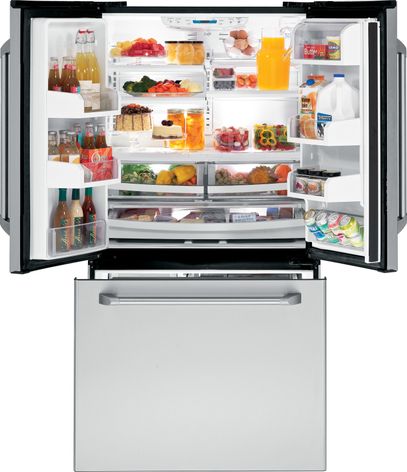 GE Cafe™ 20.7-cu.-ft. counter-depth French-door refrigerator