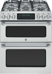 GE Cafe™ 30" free-standing gas double-oven with convection range (Model CGS990SETSS)