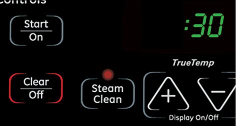 GE® 30" free-standing gas range with Steam Clean