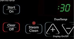 GE® 30" free-standing gas range with Steam Clean