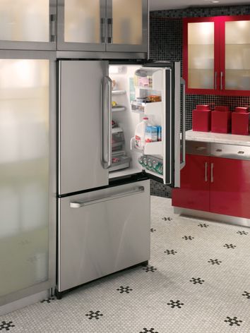 GE Cafe™ 20.7-cu.-ft. counter-depth French-door refrigerator
