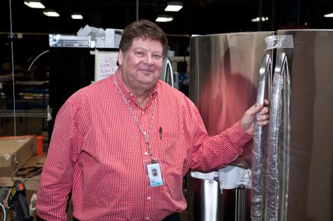 Greg Norris, GE French Door Refrigerator Employee