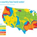 U.S. Water Hardness Level Map