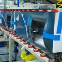 GE French door bottom-freezer refrigerator production line