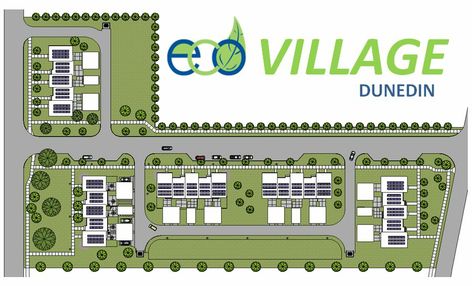 Eco Village at Dunedin townhomes site plan