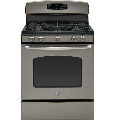 GE® gas range with Slate finish (Model JGB600EEDES)