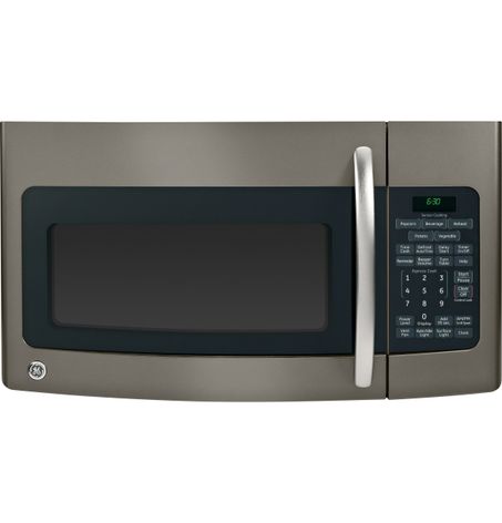 GE® microwave with Slate finish (Model JVM1750EPES)