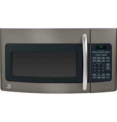 GE® microwave with Slate finish (Model JVM1750EPES)