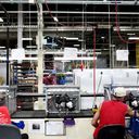 Richard Ard, GE dishwasher production line Richard Ard, GE dishwasher production line