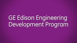 GE Edison Engineering Development Program (without background music)