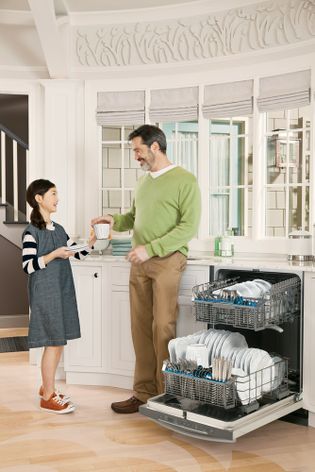 GE dishwasher (Model GDT550HSD)