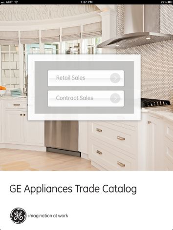 Trade Catalog App Front Page