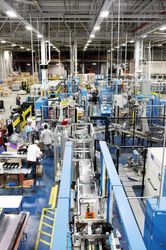 GE topload washer production line