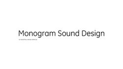 GE Monogram® Soundtrack