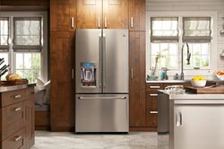 GE Café French door refrigerator with hot water dispenser