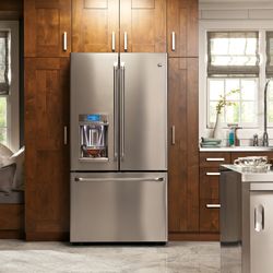 GE Café French door refrigerator with hot water dispenser