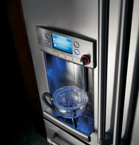 GE Café French door refrigerator with hot water dispenser