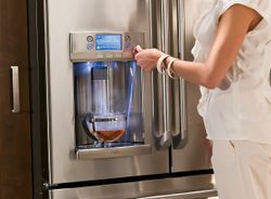 GE Café French door refrigerator with hot water dispenser