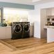  GE® RightHeight™ Design frontload washer and dryer