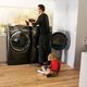 GE® RightHeight™ Design frontload washer and dryer