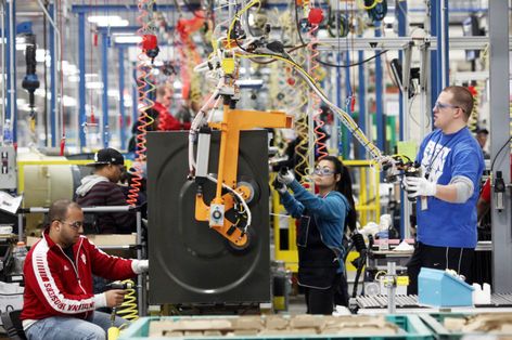 GE frontload laundry production line 
