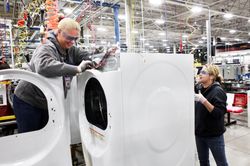 GE frontload laundry production line 