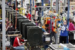 GE frontload laundry production line 