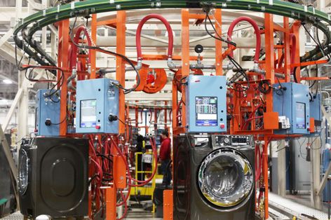 GE frontload laundry production line 
