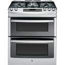 GE slide-in double oven gas range (Model PGS950SEFSS) GE slide-in double oven gas range (Model PGS950SEFSS)