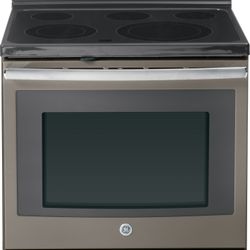 Slate Free-Standing Electric Convection Range (Model JB690EFES)