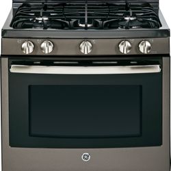Slate Free-Standing Gas Convection Range (Model JGB750EEFES)