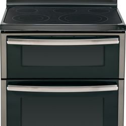 Slate Free-Standing Electric Double Oven Range (Model JB850EFES)