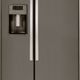 Slate Side-by-Side Refrigerator (Model GSE26HMEES)