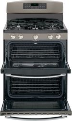 Slate Free-Standing Gas Double Oven Range (Model JGB850EEFES)