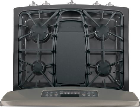 Slate Free-Standing Gas Double Oven Range (Model JGB850EEFES)