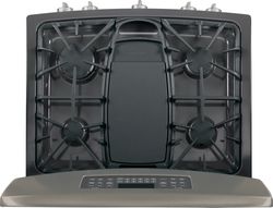 Slate Free-Standing Gas Double Oven Range (Model JGB850EEFES)