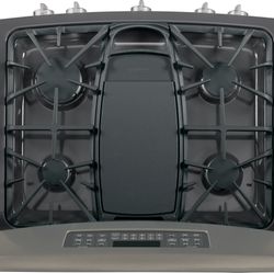 Slate Free-Standing Gas Double Oven Range (Model JGB850EEFES) Slate Free-Standing Gas Double Oven Range (Model JGB850EEFES)