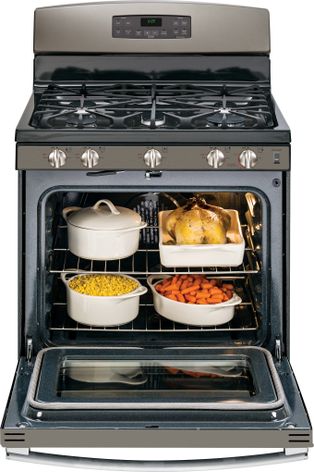 Slate Free-Standing Gas Convection Range (Model JGB690EEFES)