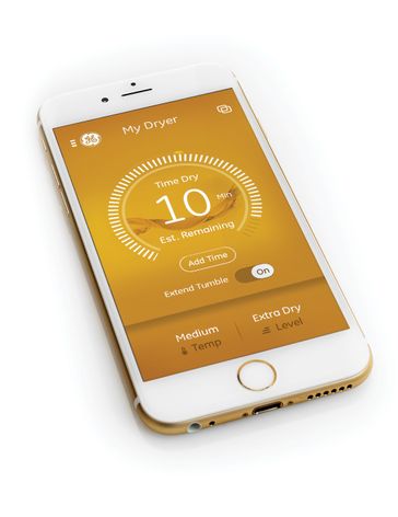 GE Laundry app—dryer
