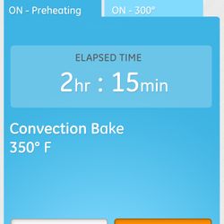 Wi-Fi enabled wall oven range app