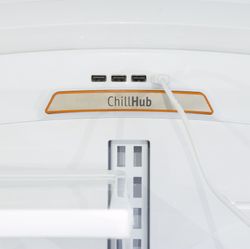 ChillHub USB hub in use
